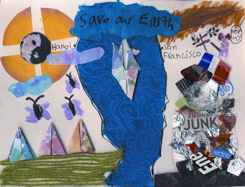 Mariah Nga Thi Orsulak / Helping to Save Our Earth / 3rd Place / 2nd Grade