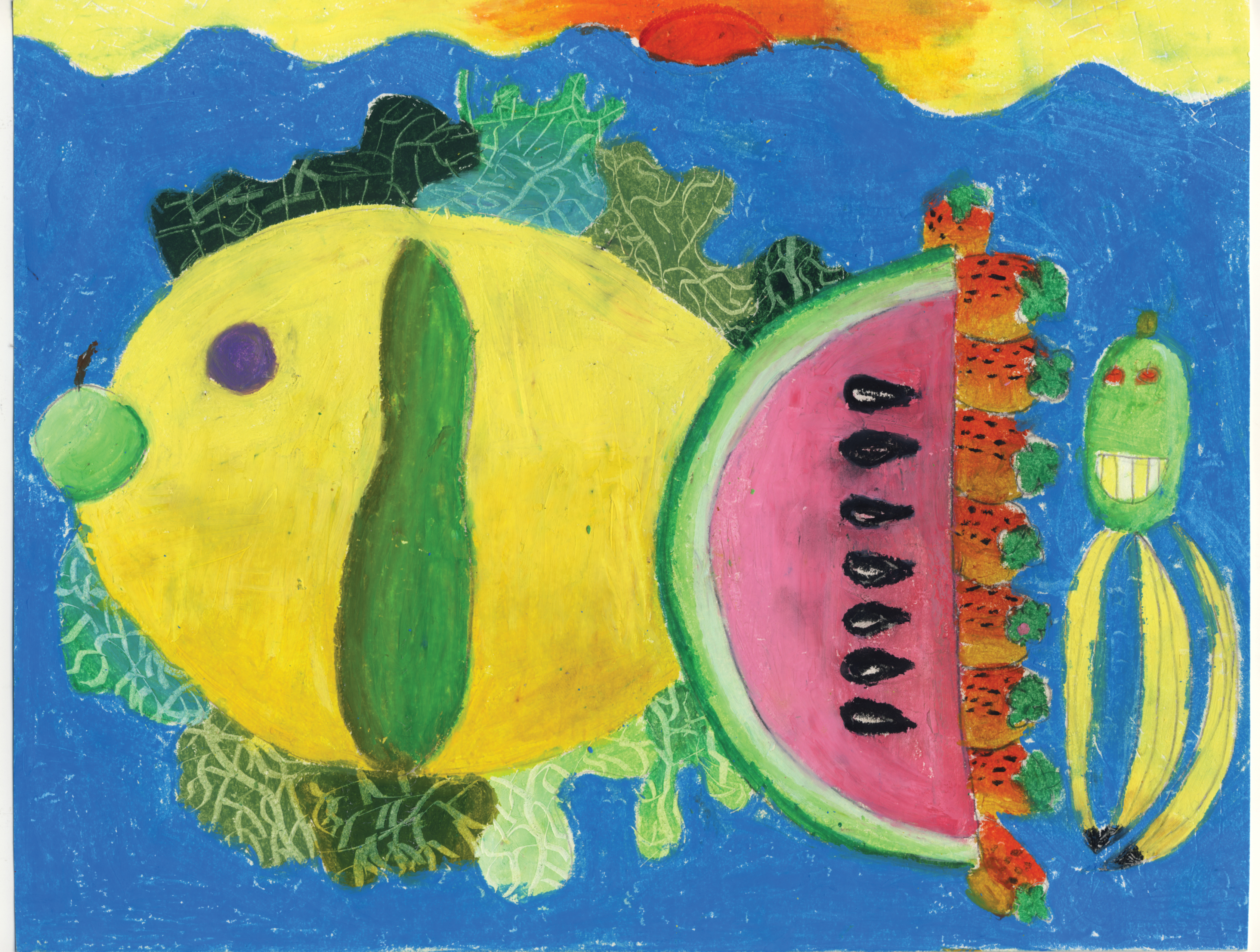 Teresa Si-Teng Wan / Eating Fish with Head / 2nd Place / 2nd Grade