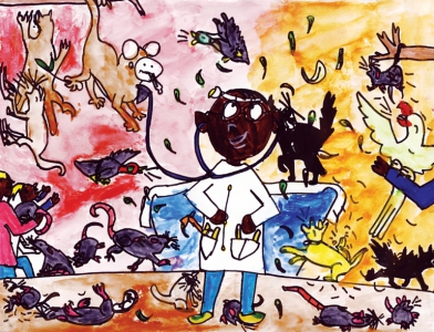 Aditya Godavarti / Young Veterinarian / 1st Place / 2nd Grade 	