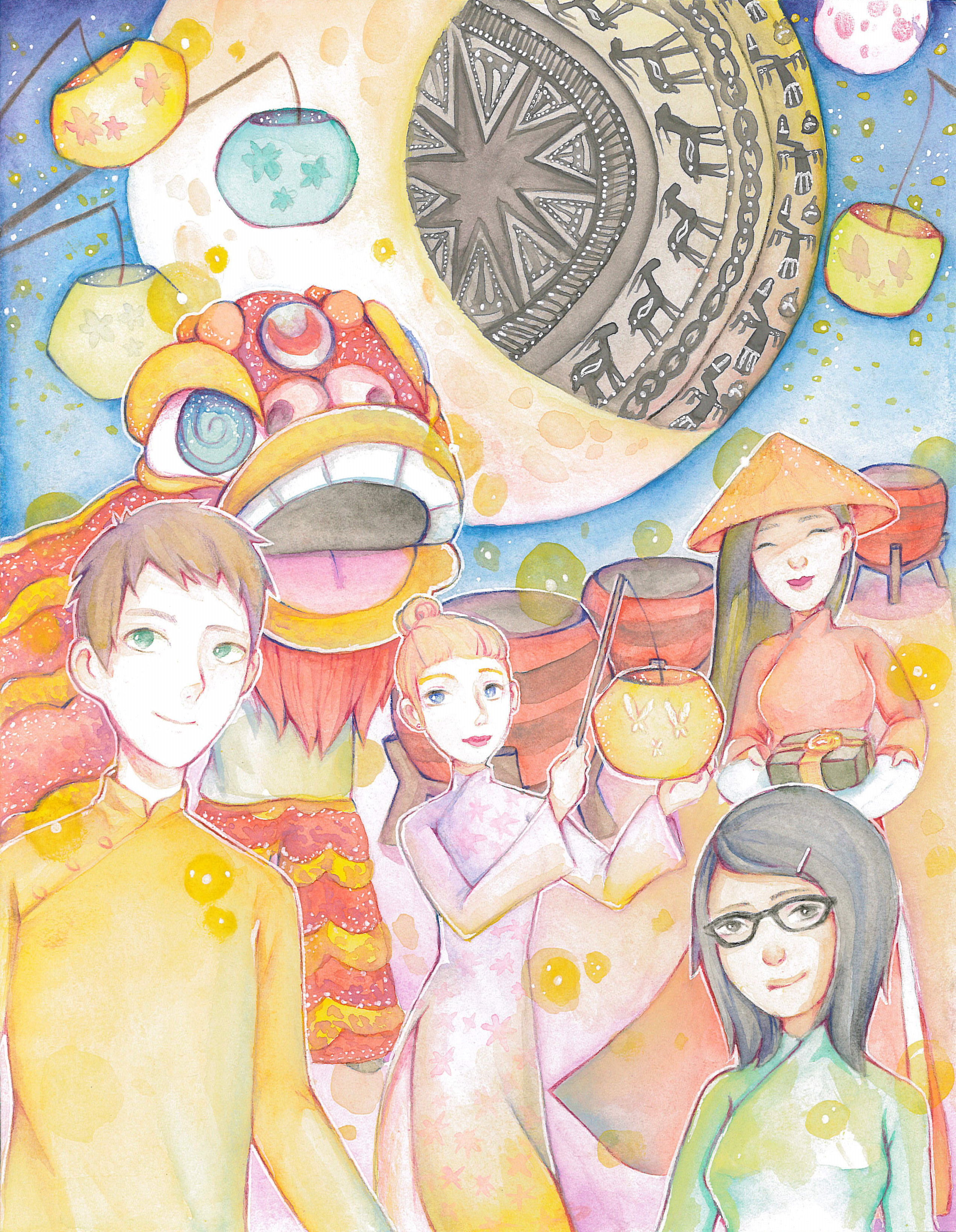 Vy-Anh Nguyen / My Vietnamese Harvest Moon Festival / Honorable Mention / Grade 8